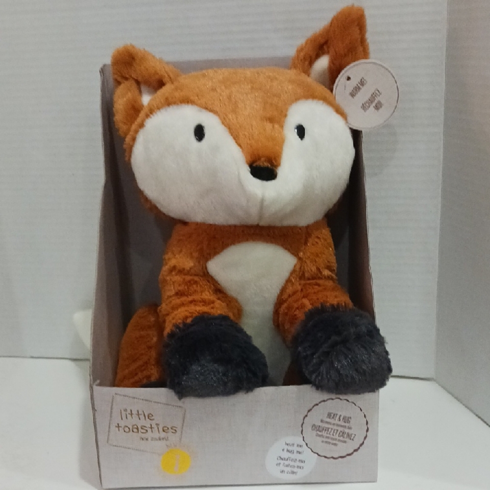 Plush Fox Little Toasties Microwaveable Warmie